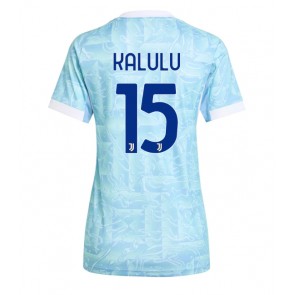 Juventus Pierre Kalulu #15 Vieraspaita Naisten 2025-26 Lyhythihainen